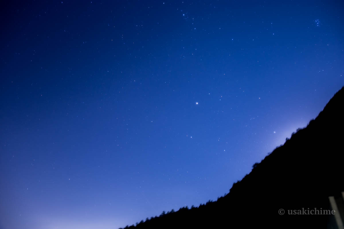 浦山ダムの星空